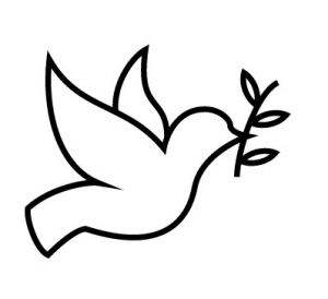 Graphic Image of a Peace Dove